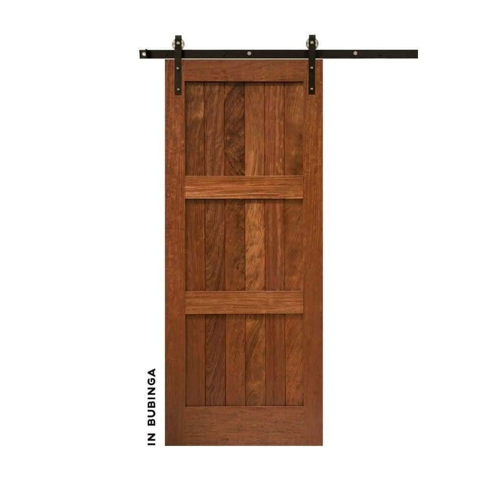 Craftsman Three Panel Swinging Barn Door - Sliding Barn Door Hardware by RealCraft