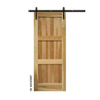 Craftsman Three Panel Swinging Barn Door - Sliding Barn Door Hardware by RealCraft
