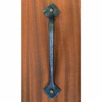 Hand-forged Diamond Angled Barn Door Handles - Sliding Barn Door Hardware by RealCraft