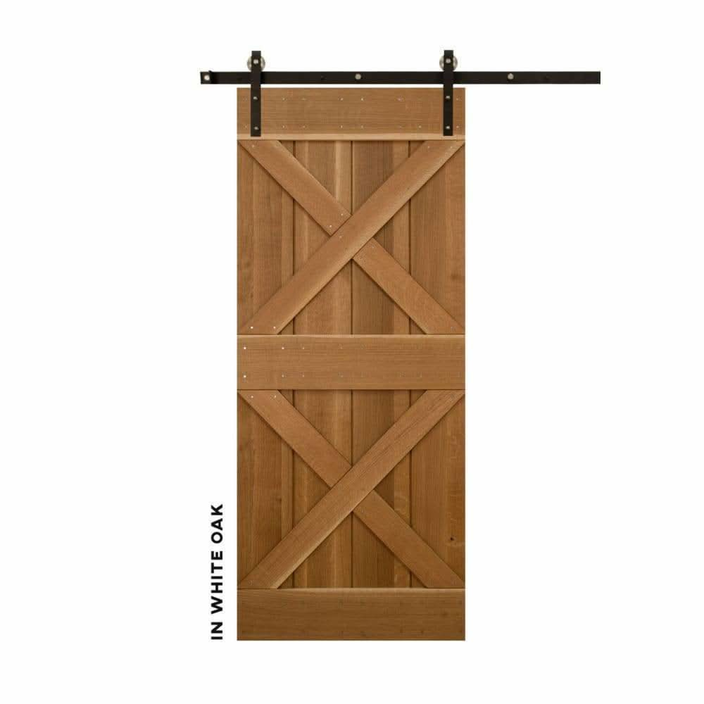 Double-X Sliding Barn Door Kit - Sliding Barn Door Hardware by RealCraft