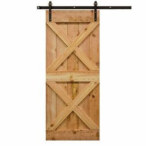 Double-X Sliding Barn Door Kit - Sliding Barn Door Hardware by RealCraft