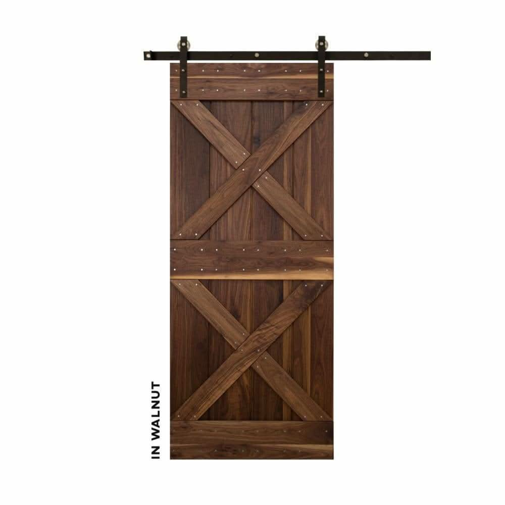 Double-X Sliding Barn Door Kit - Sliding Barn Door Hardware by RealCraft