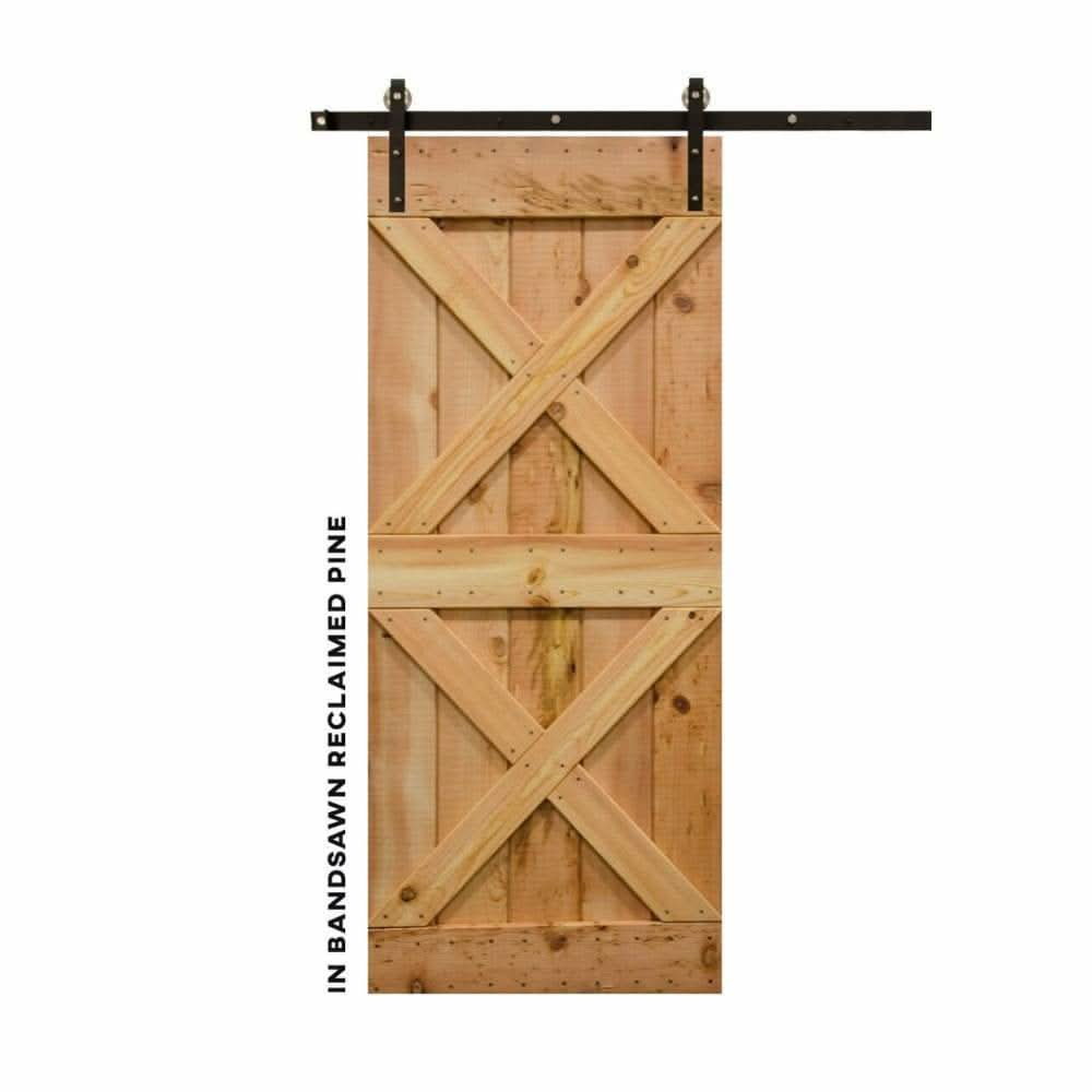 Double-X Sliding Barn Door Kit - Sliding Barn Door Hardware by RealCraft