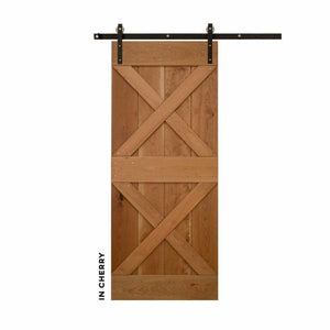 Double-X Sliding Barn Door Kit - Sliding Barn Door Hardware by RealCraft