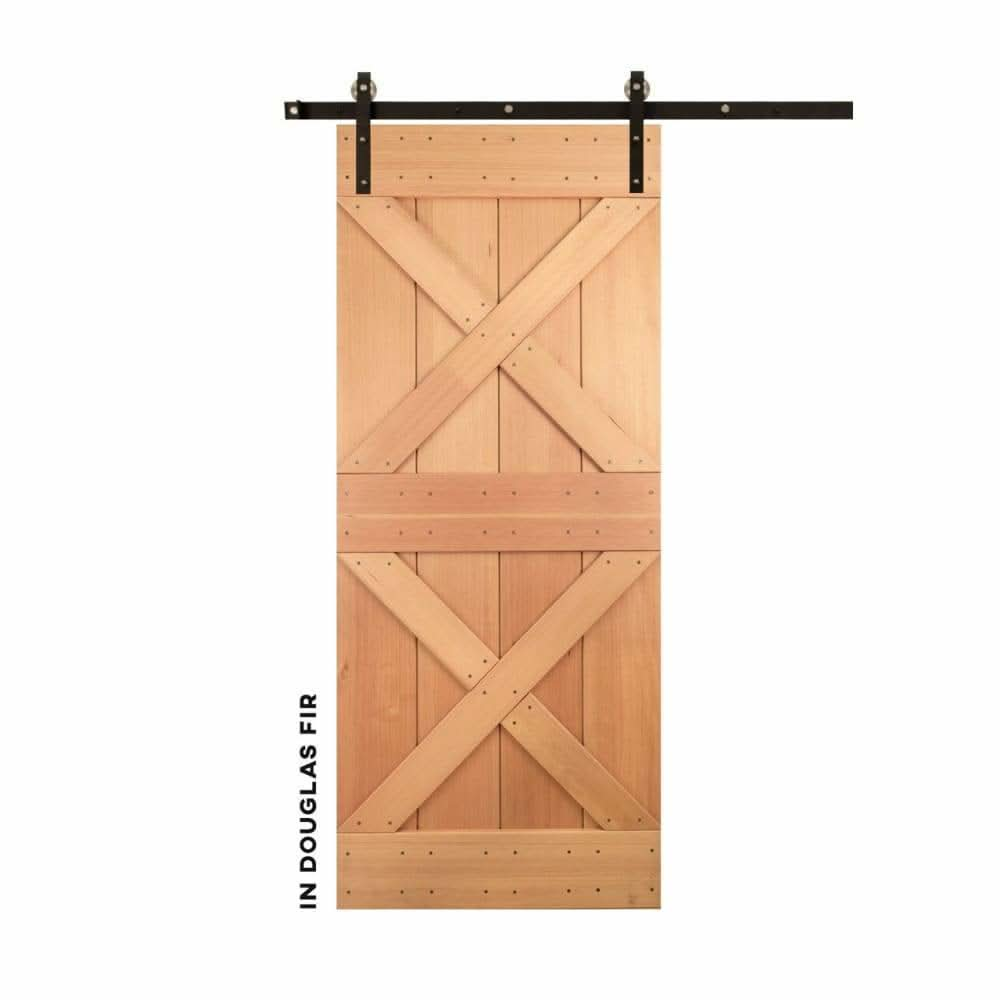 Double-X Sliding Barn Door Kit - Sliding Barn Door Hardware by RealCraft