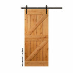 Rancher Double-Z Sliding DIY Barn Door Kit by RealCraft