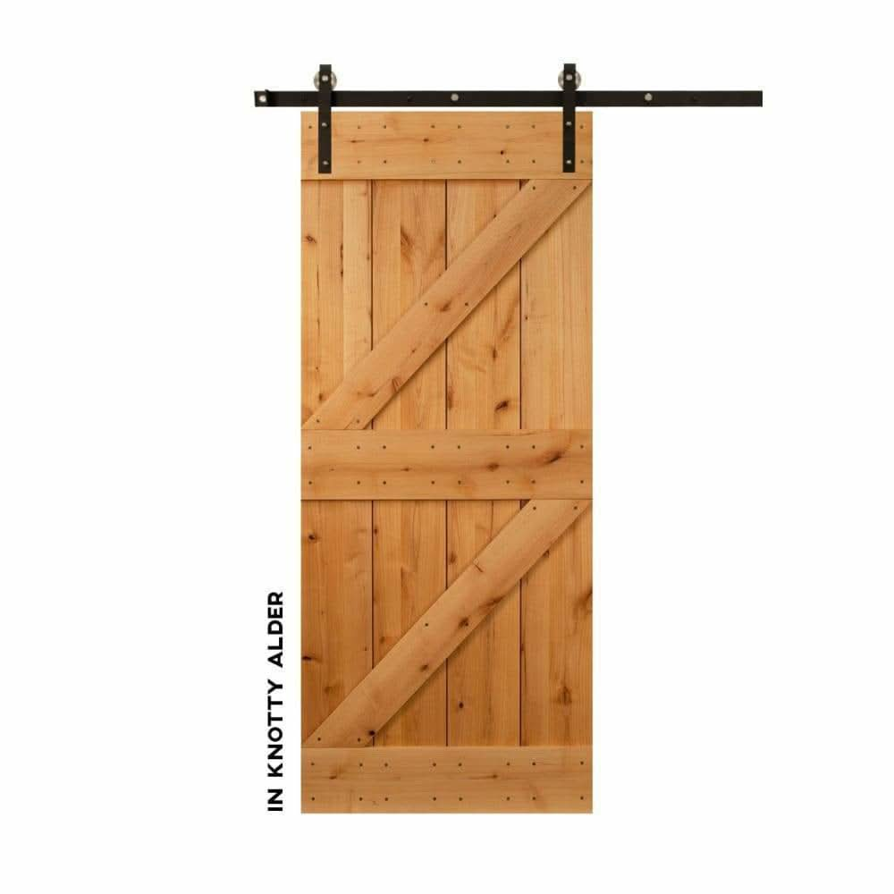 Rancher Double-Z Sliding DIY Barn Door Kit by RealCraft