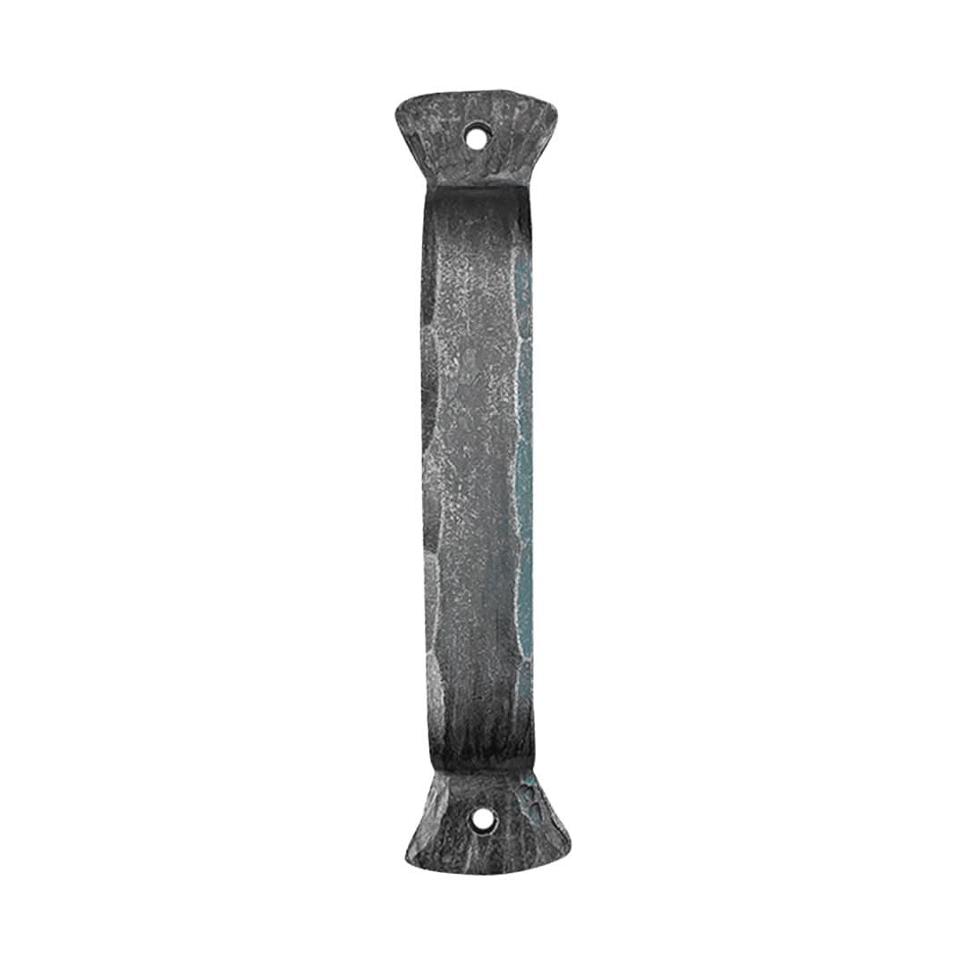 Hand-Forged Fishtail Black Barn Door Handle