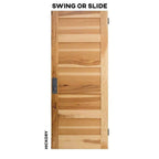 Five Panel Horizontal Sliding Barn Door - Sliding Barn Door Hardware by RealCraft