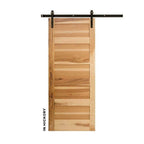Five Panel Horizontal Swinging Barn Door - Sliding Barn Door Hardware by RealCraft