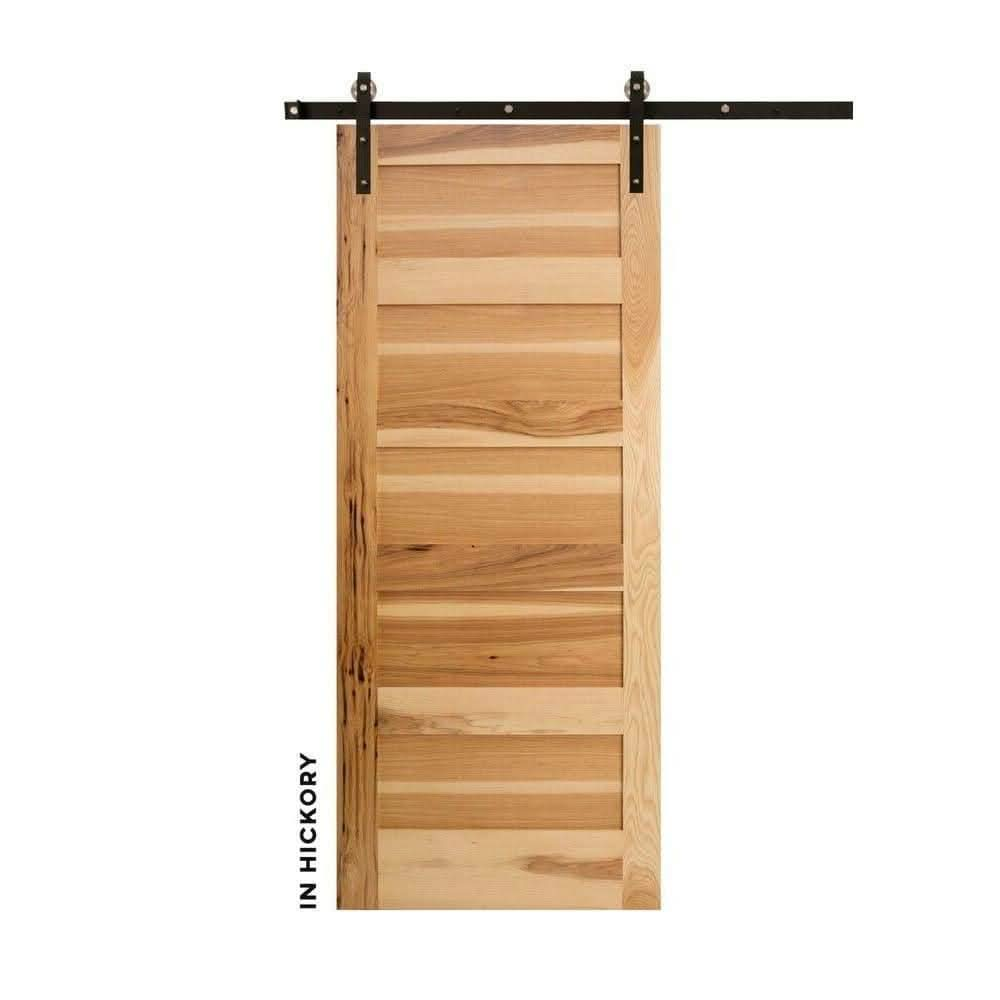 Five Panel Horizontal Swinging Barn Door - Sliding Barn Door Hardware by RealCraft