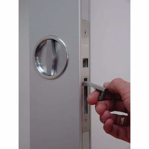 Flush Turn Pocket Door Handle - Sliding Barn Door Hardware by RealCraft