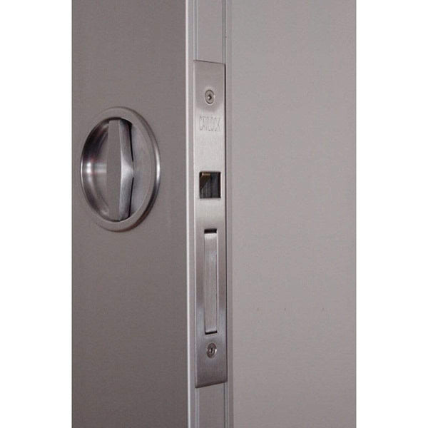 Flush Turn Handle & Lock For A Pocket Door