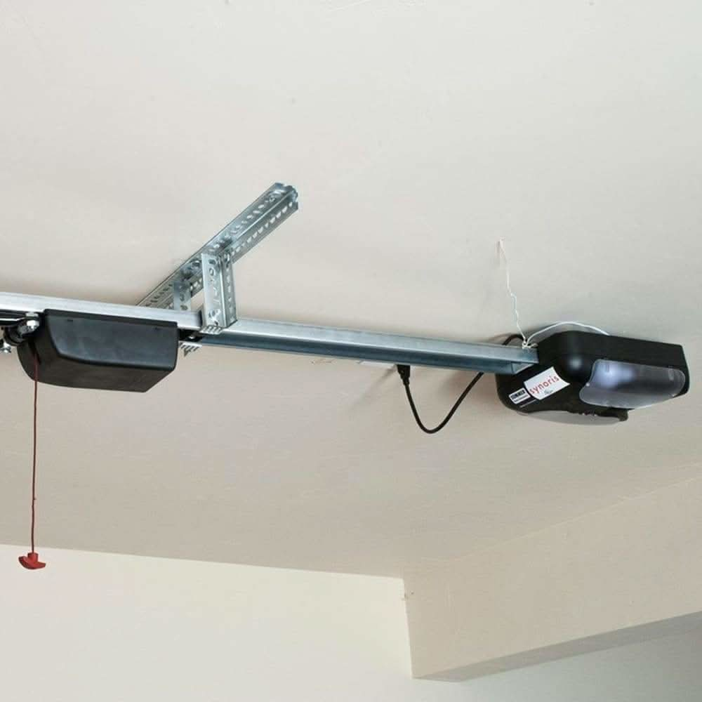 Fremont Ceiling Mounted Outswing Garage Door Opener (AOCM) - Sliding Barn Door Hardware by RealCraft