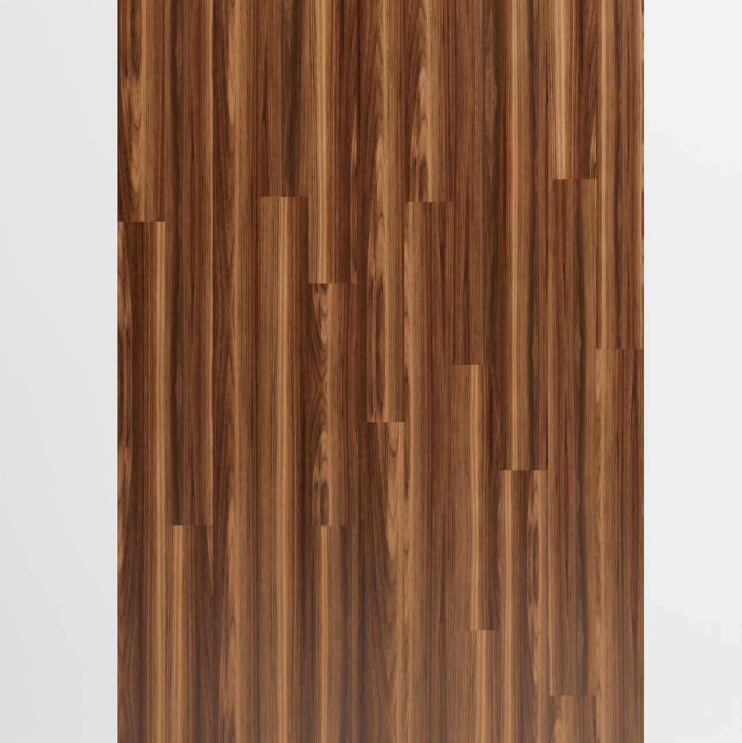 Butcher Block Panel Sliding Barn Door in walnut wood by RealCraft