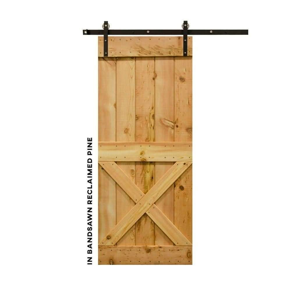 Half-X Sliding Barn Door Kit - Sliding Barn Door Hardware by RealCraft