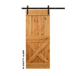 Half-X Sliding Barn Door Kit - Sliding Barn Door Hardware by RealCraft