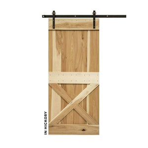 Half-X Sliding Barn Door Kit - Sliding Barn Door Hardware by RealCraft