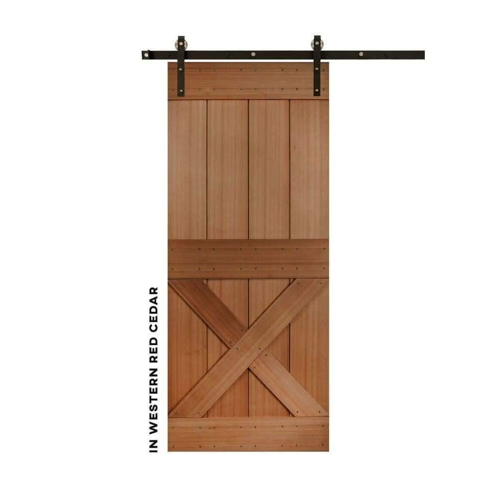 Half-X Sliding Barn Door Kit - Sliding Barn Door Hardware by RealCraft