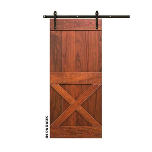 Half-X Sliding Barn Door Kit - Sliding Barn Door Hardware by RealCraft