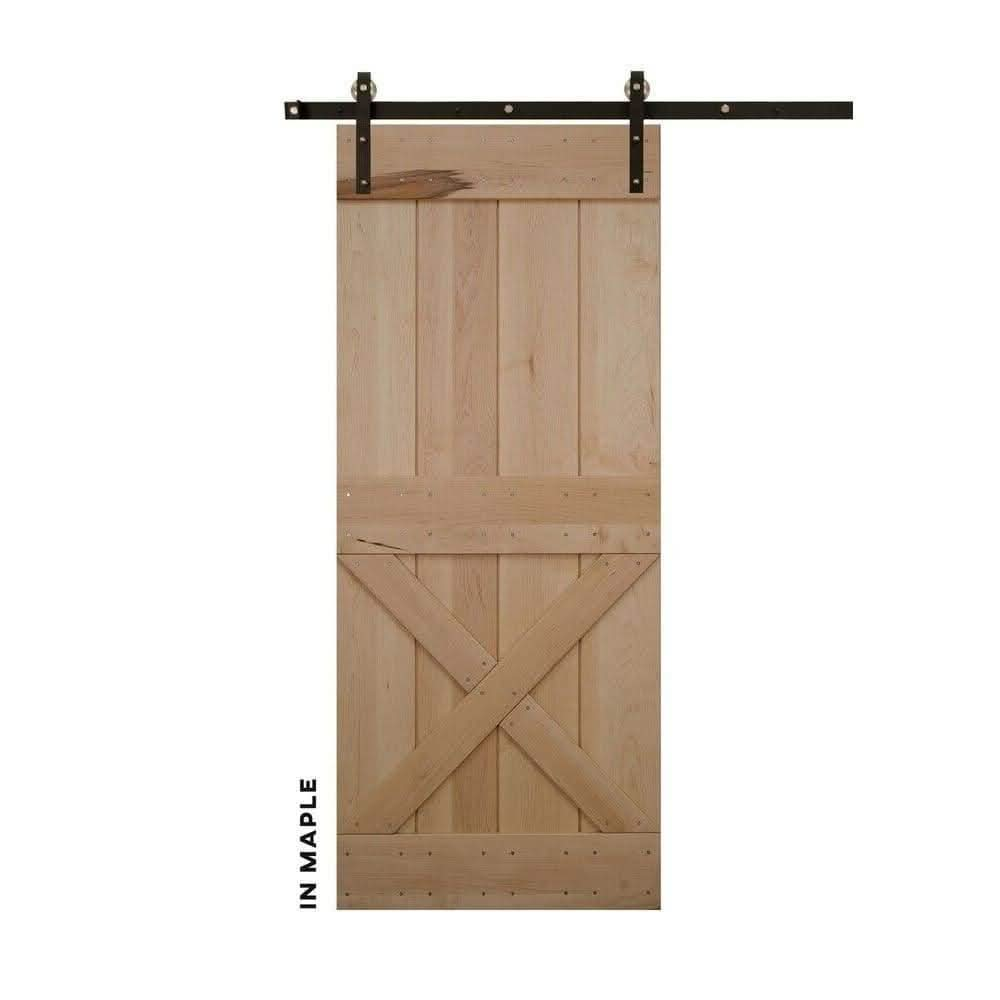 Half-X Sliding Barn Door Kit - Sliding Barn Door Hardware by RealCraft