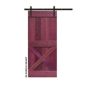 Half-X Sliding Barn Door Kit - Sliding Barn Door Hardware by RealCraft