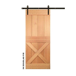 Half-X Sliding Barn Door Kit - Sliding Barn Door Hardware by RealCraft