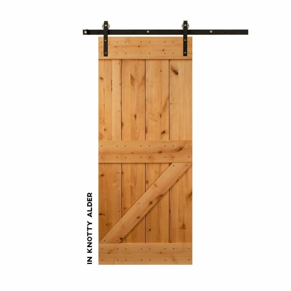 Rancher Half-Z Sliding Barn Door DIY Kit by RealCraft