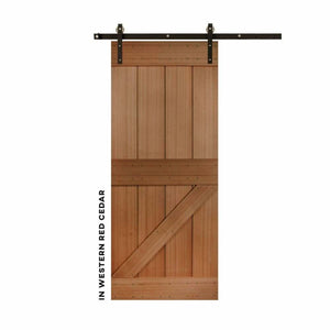 Half-Z Sliding Barn Door Kit - Sliding Barn Door Hardware by RealCraft