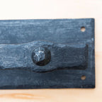 Hand-Forged Classic Pull Handle with Plate by RealCraft