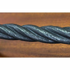 Hand-Forged Rope Twist Barn Door Handle - Sliding Barn Door Hardware by RealCraft
