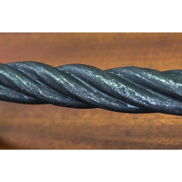 Hand-Forged Rope Twist Unique Door Handles | RealCraft