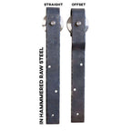 Heavy Duty Flat Track Exterior Barn Door Hardware (800lb) - Sliding Barn Door Hardware by RealCraft