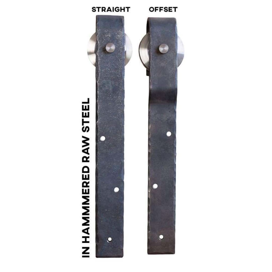 Heavy Duty Flat Track Exterior Barn Door Hardware (800lb) - Sliding Barn Door Hardware by RealCraft
