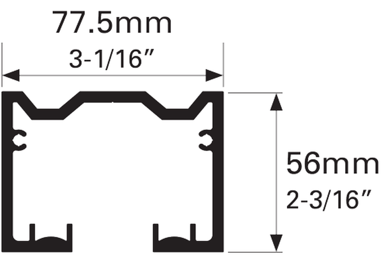 Heavy Duty Interior & Exterior Sliding Door Hardware Kit - Sliding Barn Door Hardware by RealCraft
