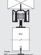 Heavy Duty Interior & Exterior Sliding Door Hardware Kit - Sliding Barn Door Hardware by RealCraft