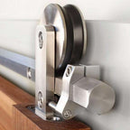 Hex Bar Modern Interior Barn Door Hardware Kit by RealCraft