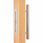 Hex Bar Sliding Door Handle & Flush Pull Set - Sliding Barn Door Hardware by RealCraft