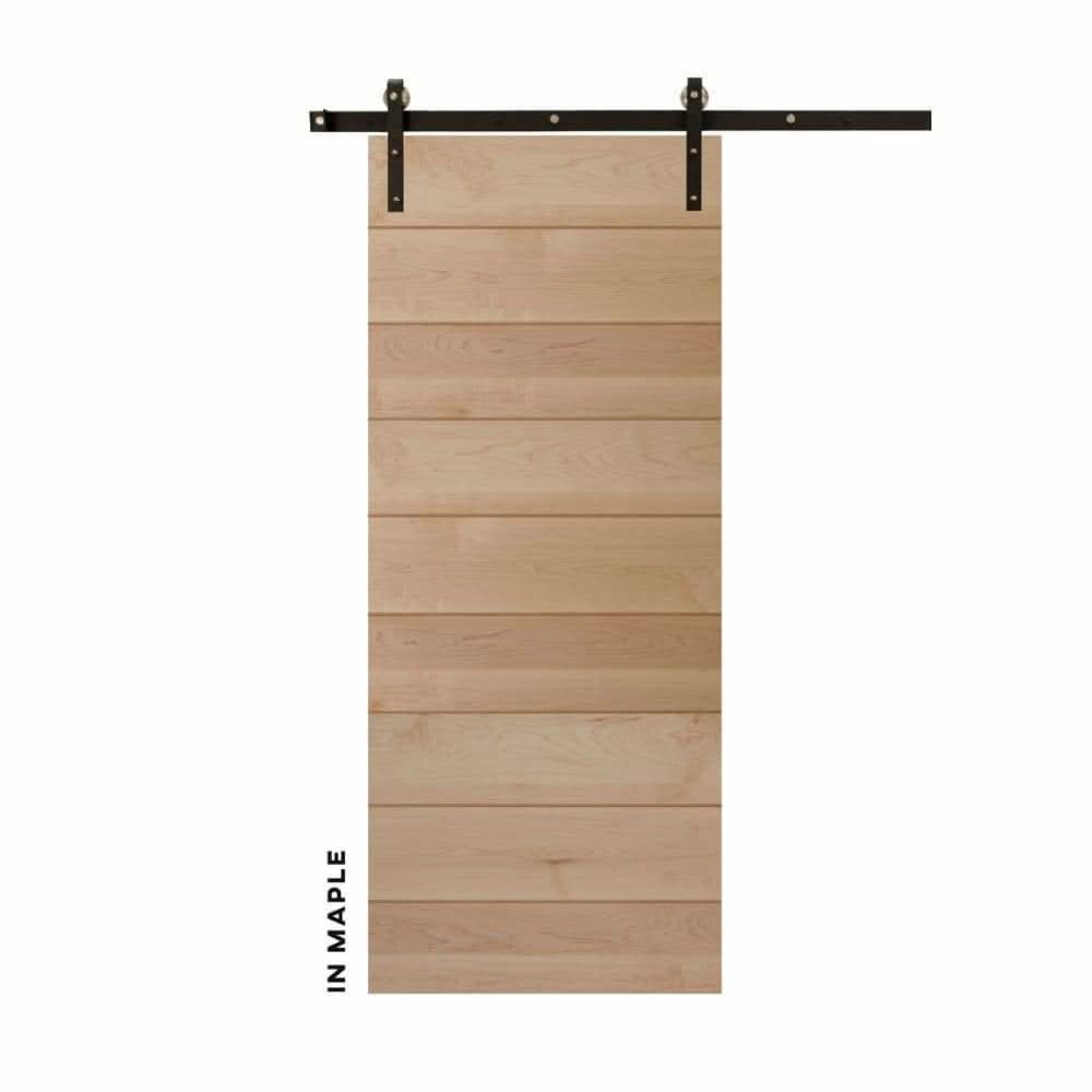 Horizontal Sliding Modern Barn Door - Sliding Barn Door Hardware by RealCraft