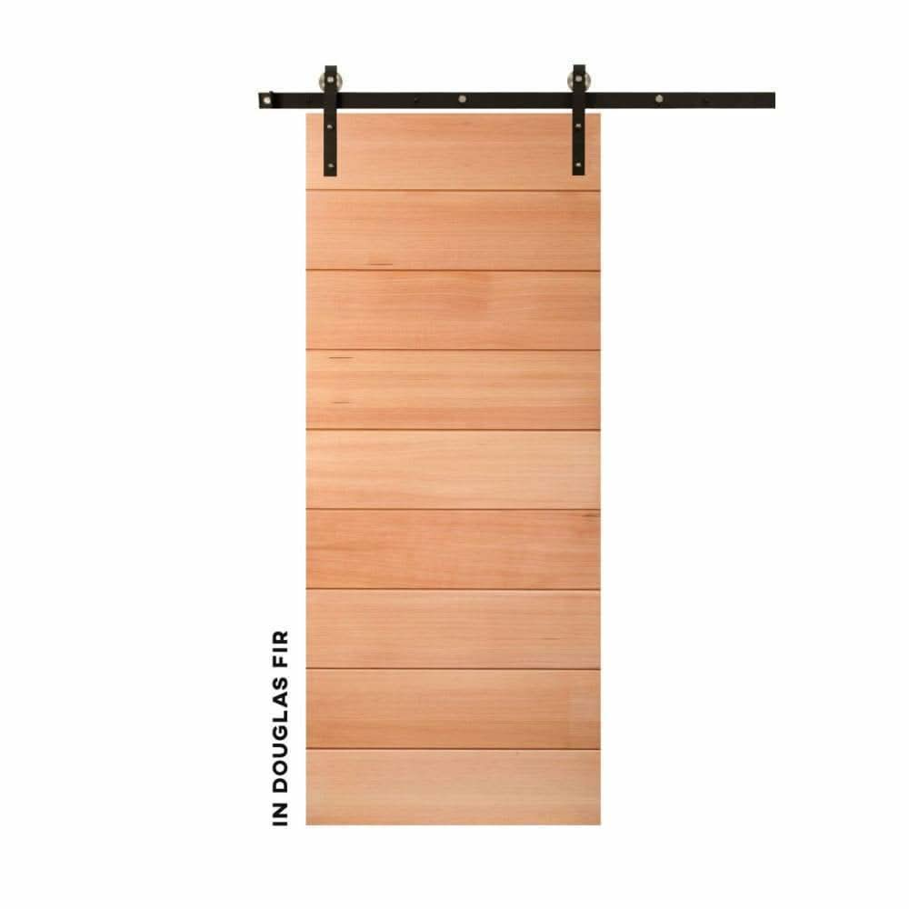 Horizontal Sliding Modern Barn Door - Sliding Barn Door Hardware by RealCraft