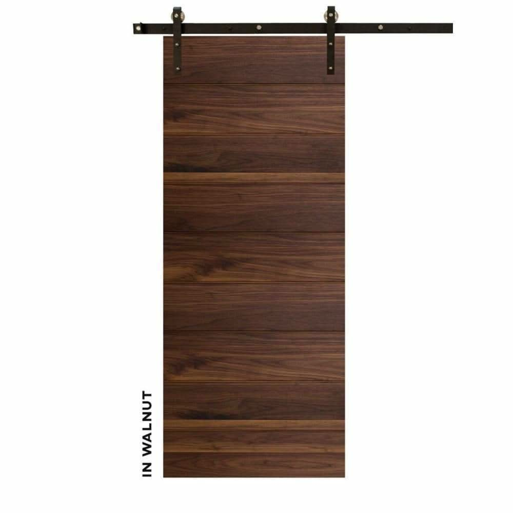 Horizontal Sliding Modern Barn Door - Sliding Barn Door Hardware by RealCraft