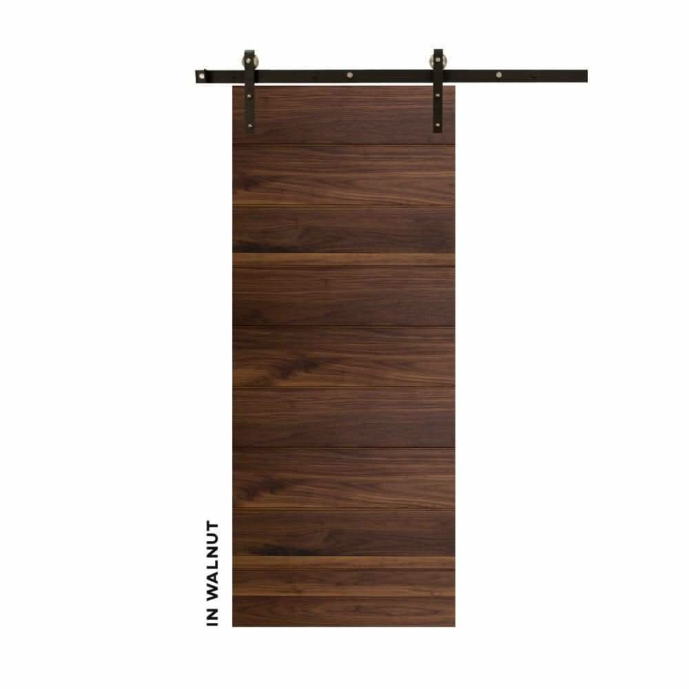 Horizontal Sliding Modern Barn Door - Sliding Barn Door Hardware by RealCraft