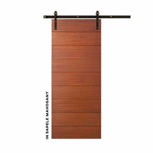 Horizontal Sliding Modern Barn Door - Sliding Barn Door Hardware by RealCraft