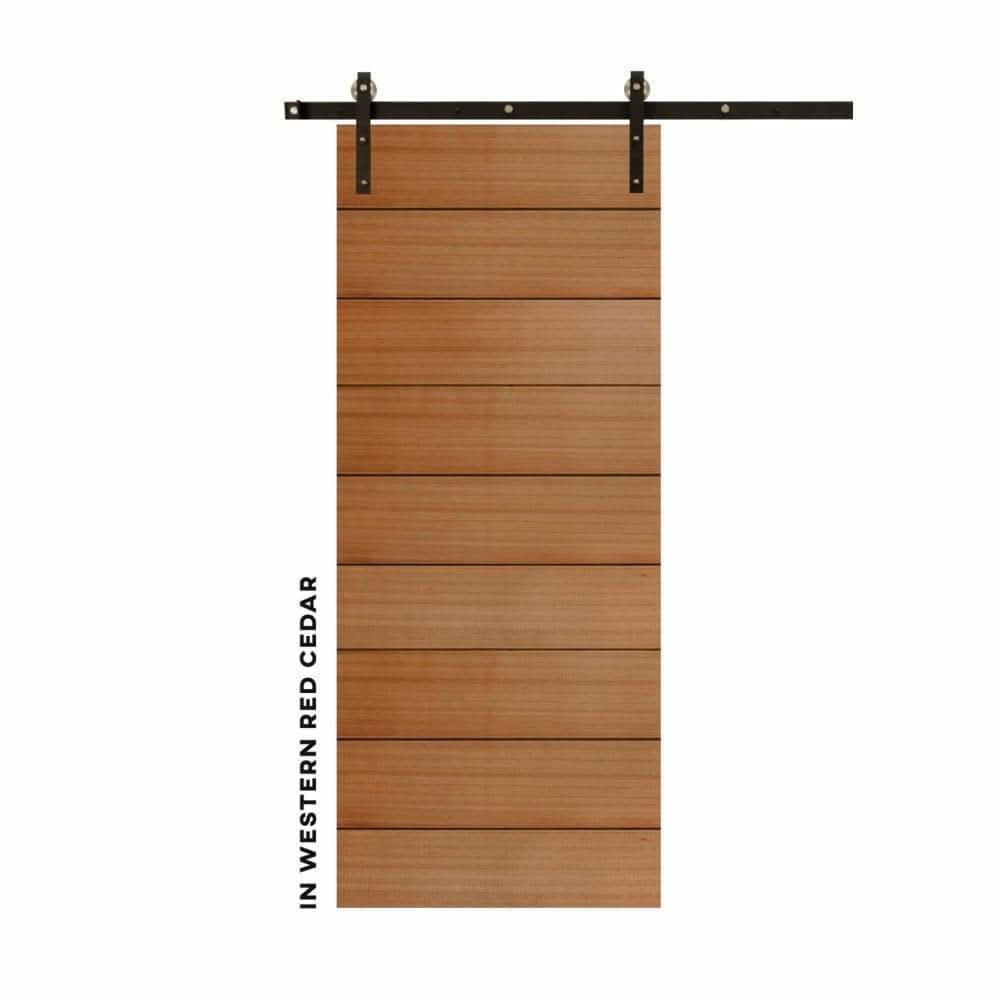 Horizontal Sliding Modern Barn Door - Sliding Barn Door Hardware by RealCraft