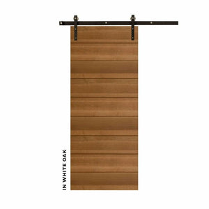 Horizontal Sliding Modern Barn Door - Sliding Barn Door Hardware by RealCraft