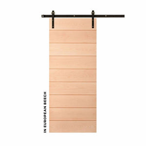 Horizontal Sliding Modern Barn Door - Sliding Barn Door Hardware by RealCraft