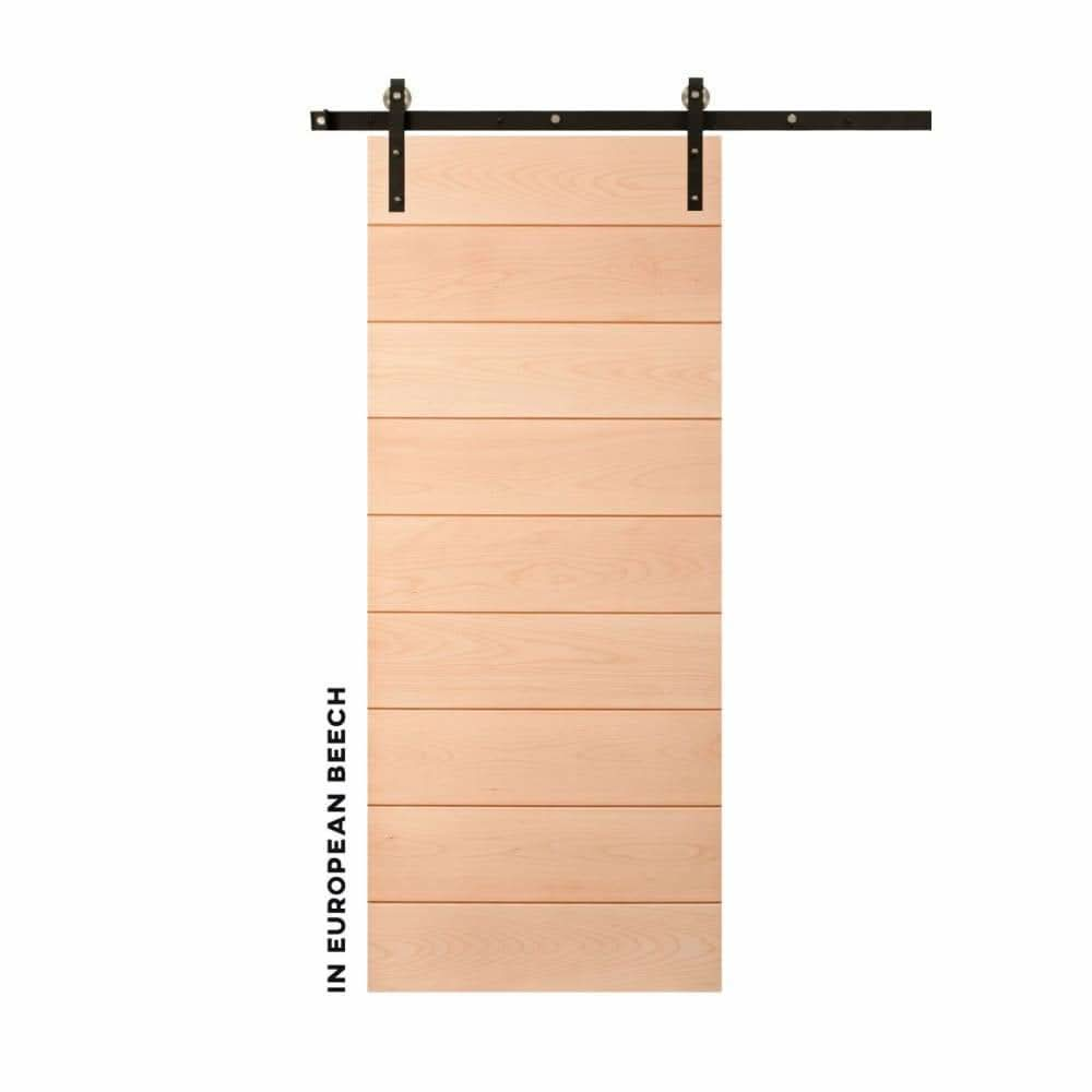 Horizontal Sliding Modern Barn Door - Sliding Barn Door Hardware by RealCraft