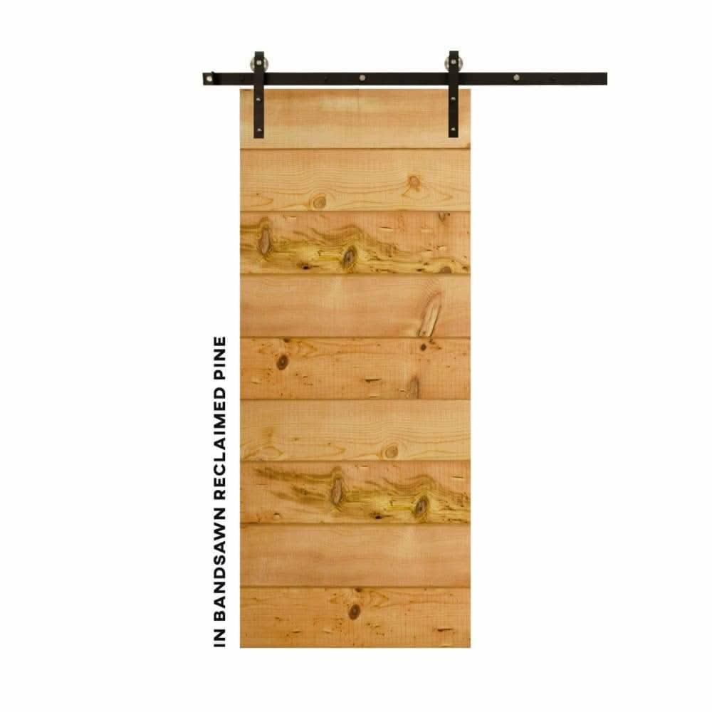 Horizontal Sliding Modern Barn Door - Sliding Barn Door Hardware by RealCraft