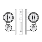 Flush Turn Handle & Lock For A Pocket Door