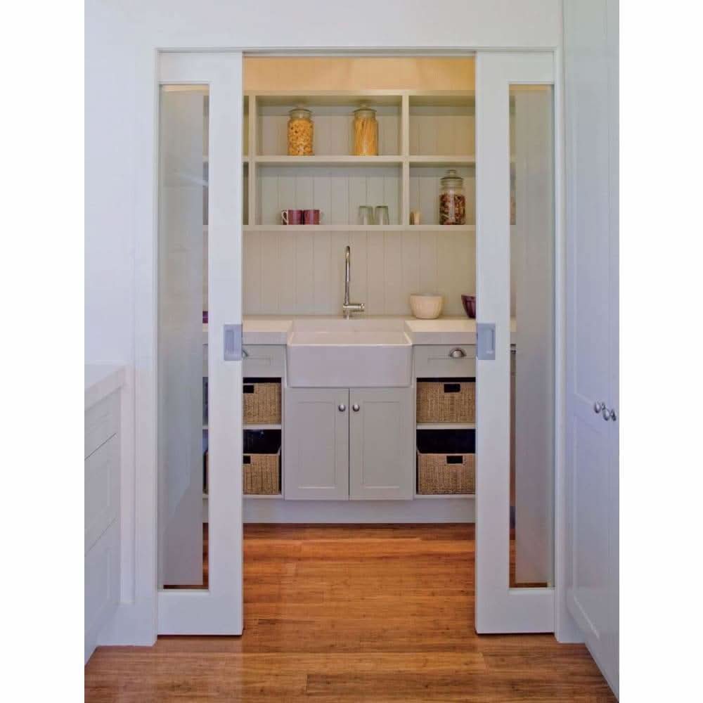 Low Profile Sliding Door Track Kit - Sliding Barn Door Hardware by RealCraft
